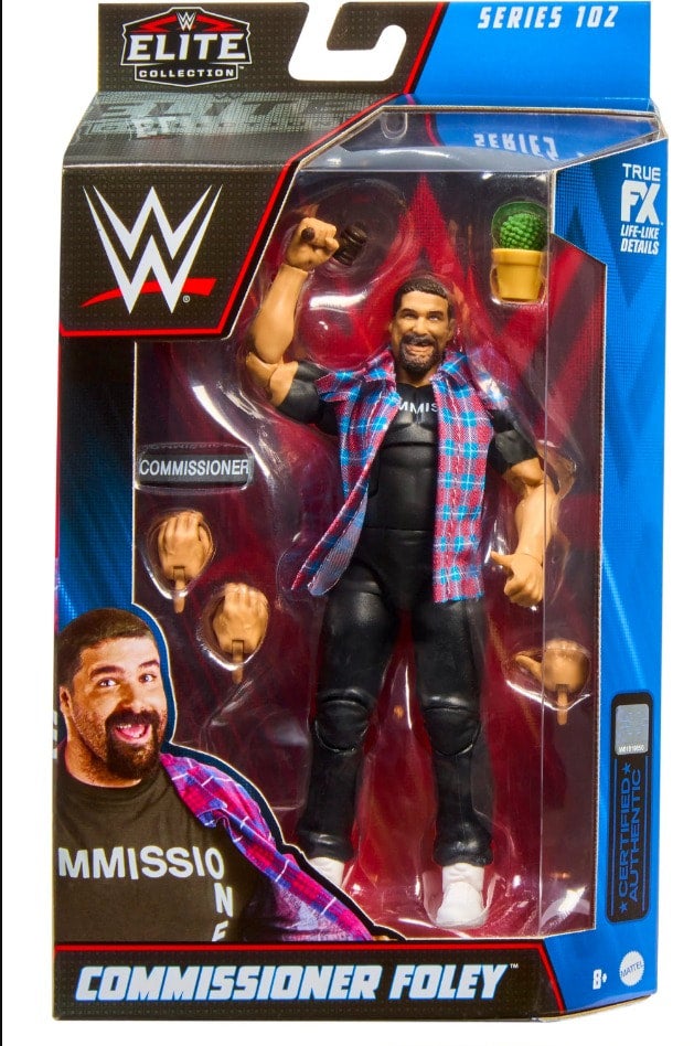 WWE Elite Collection Series 102 Commissioner Foley Action Figure | The ...